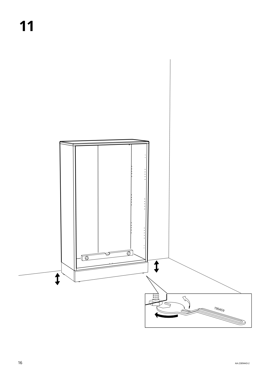 Assembly instructions for IKEA Havsta cabinet white | Page 16 - IKEA HAVSTA cabinet 505.292.49