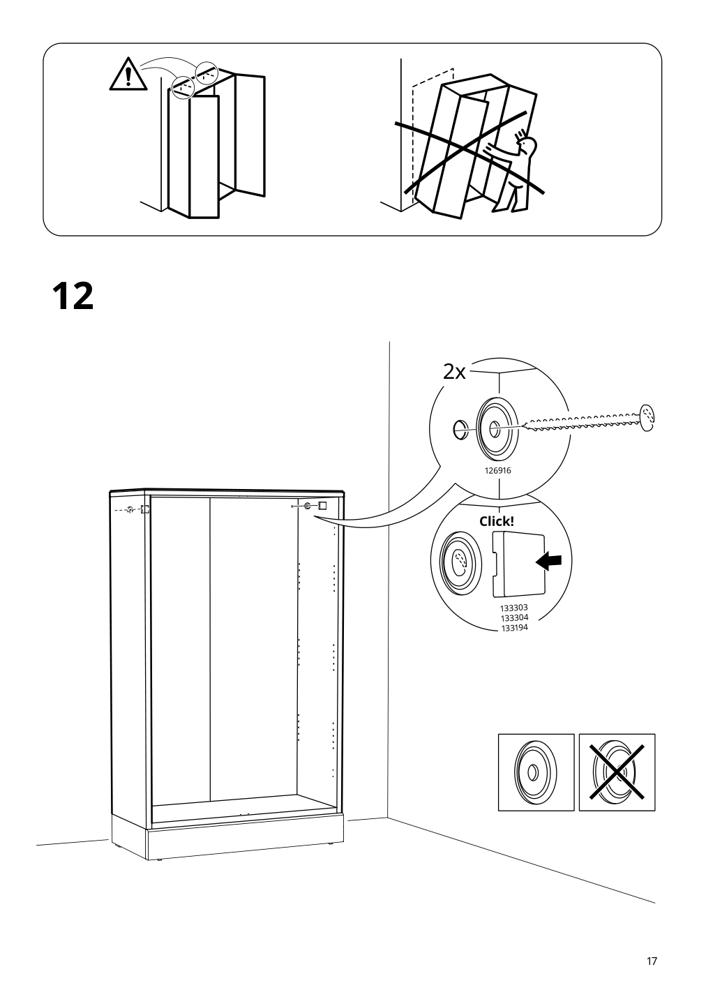 Assembly instructions for IKEA Havsta cabinet white | Page 17 - IKEA HAVSTA cabinet 505.292.49