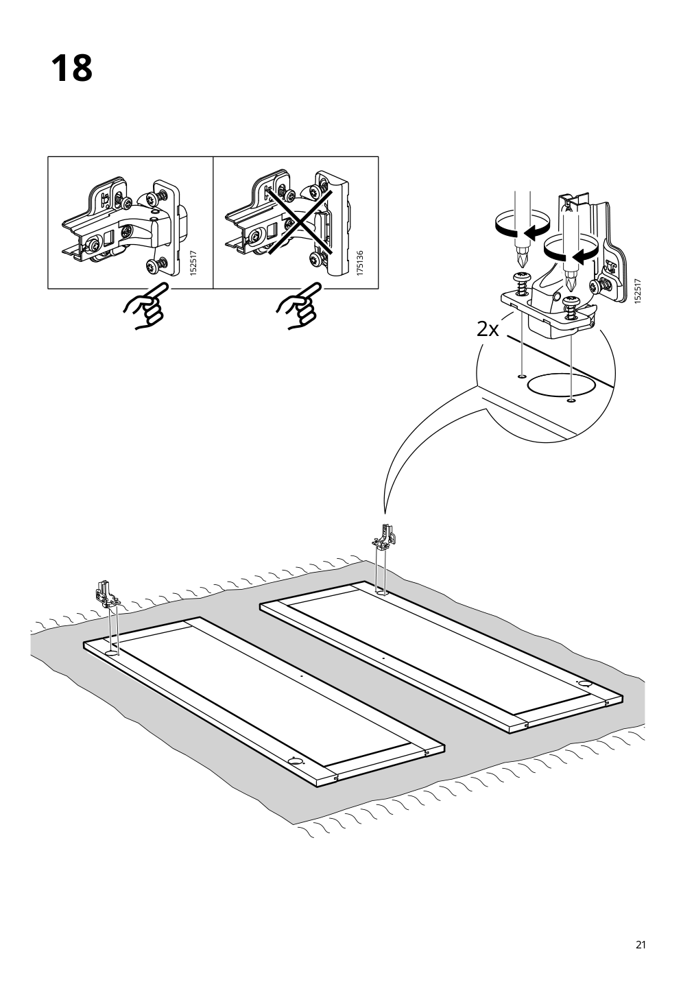 Assembly instructions for IKEA Havsta cabinet white | Page 21 - IKEA HAVSTA cabinet 505.292.49