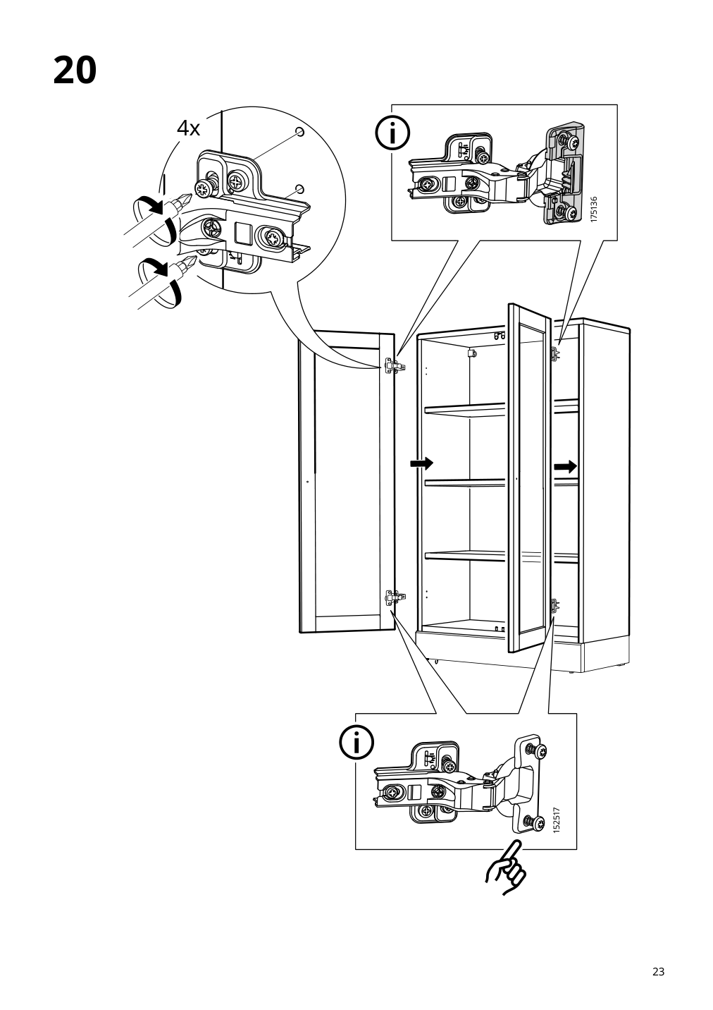 Assembly instructions for IKEA Havsta cabinet white | Page 23 - IKEA HAVSTA cabinet 505.292.49