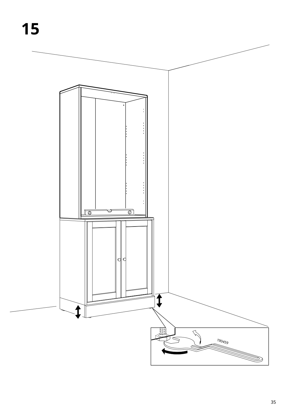 Assembly instructions for IKEA Havsta cabinet white | Page 35 - IKEA HAVSTA cabinet 505.292.49