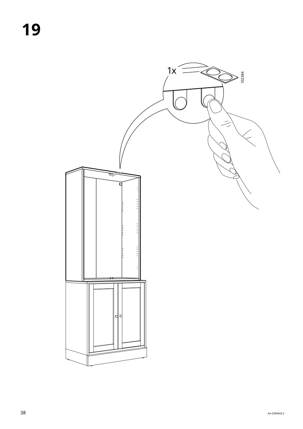 Assembly instructions for IKEA Havsta cabinet white | Page 38 - IKEA HAVSTA cabinet 505.292.49