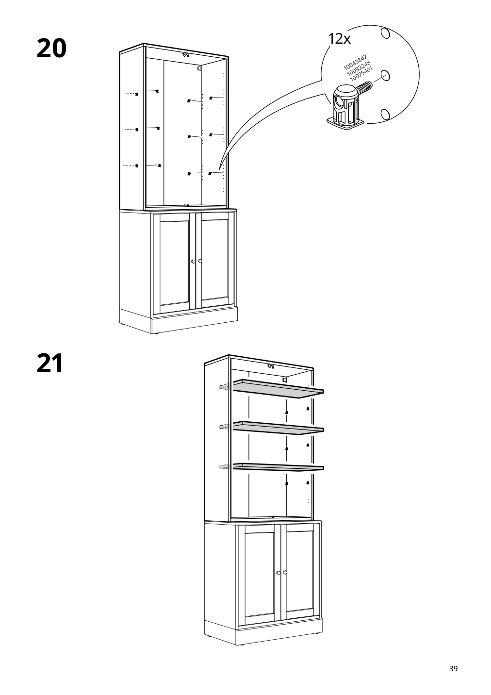 Assembly instructions for IKEA Havsta cabinet white | Page 39 - IKEA HAVSTA cabinet 505.292.49