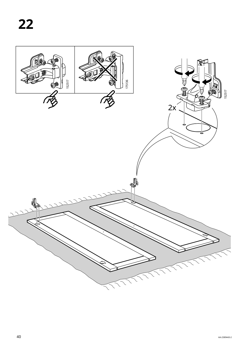 Assembly instructions for IKEA Havsta cabinet white | Page 40 - IKEA HAVSTA cabinet 505.292.49