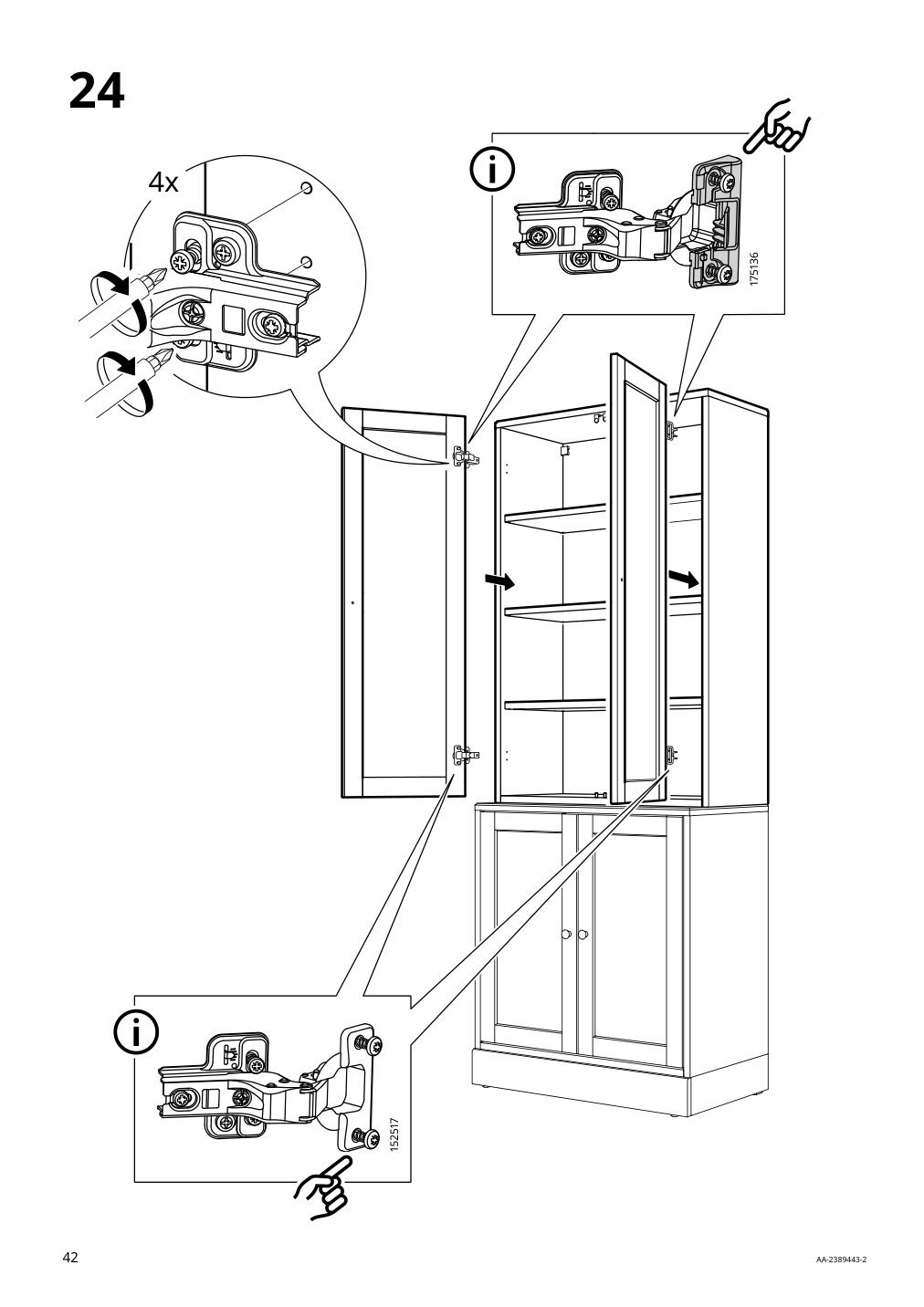 Assembly instructions for IKEA Havsta cabinet white | Page 42 - IKEA HAVSTA cabinet 505.292.49