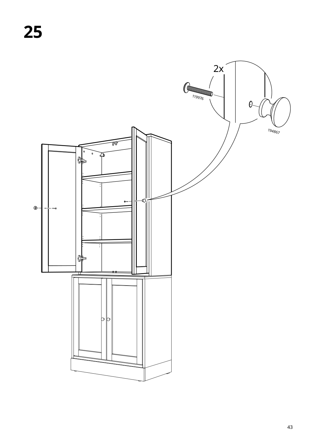 Assembly instructions for IKEA Havsta cabinet white | Page 43 - IKEA HAVSTA cabinet 505.292.49