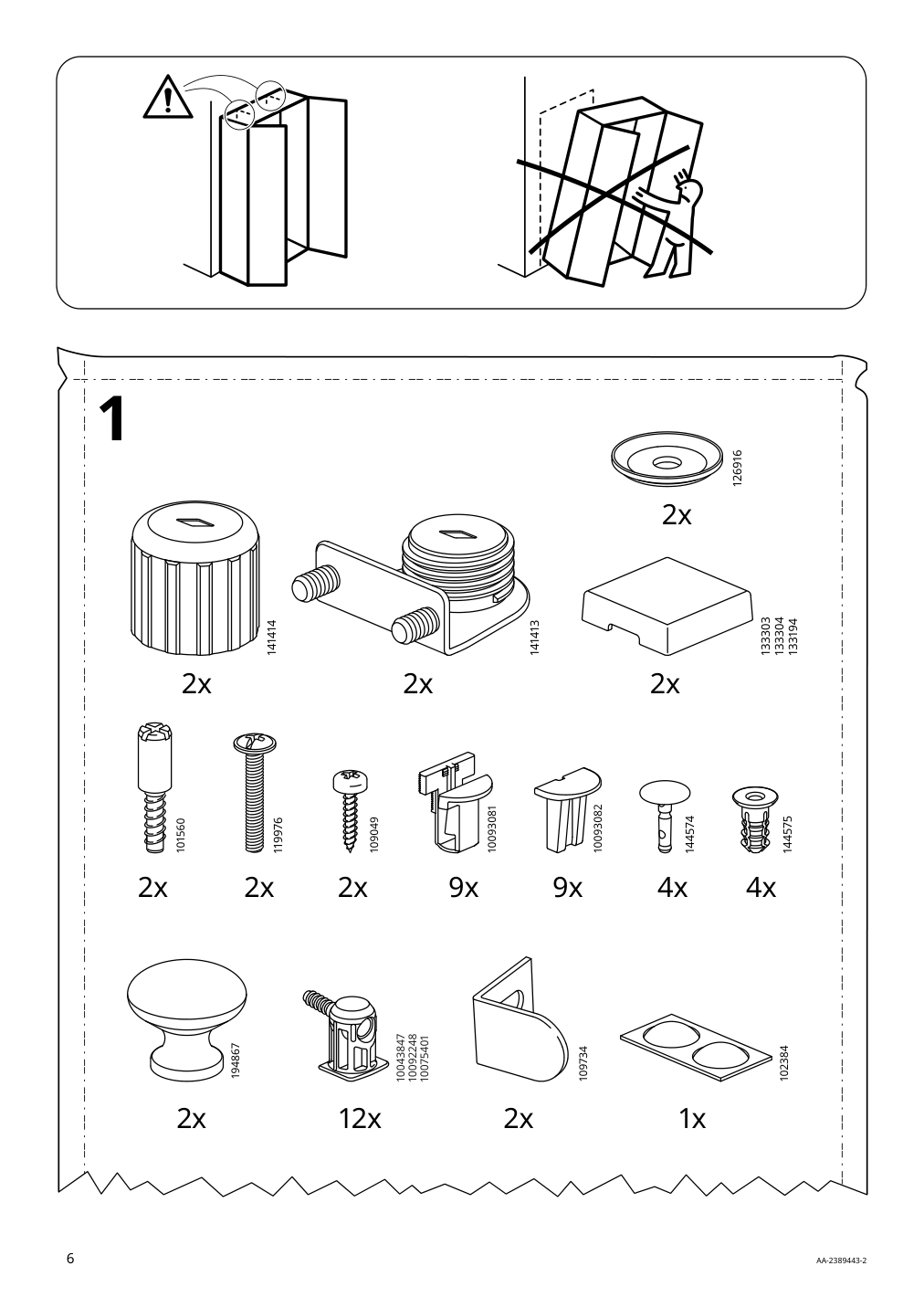 Assembly instructions for IKEA Havsta cabinet white | Page 6 - IKEA HAVSTA cabinet 505.292.49