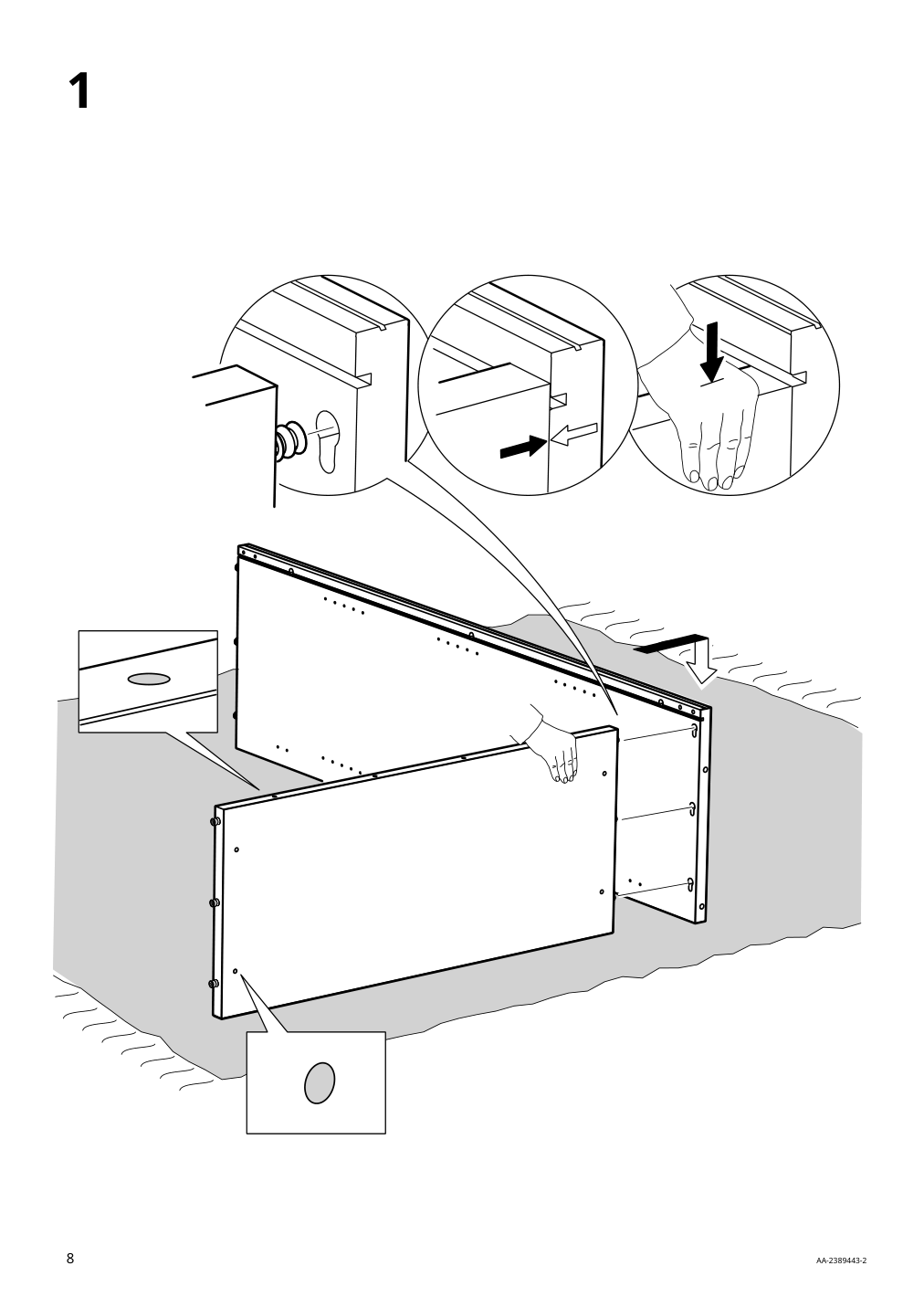 Assembly instructions for IKEA Havsta cabinet white | Page 8 - IKEA HAVSTA cabinet 505.292.49