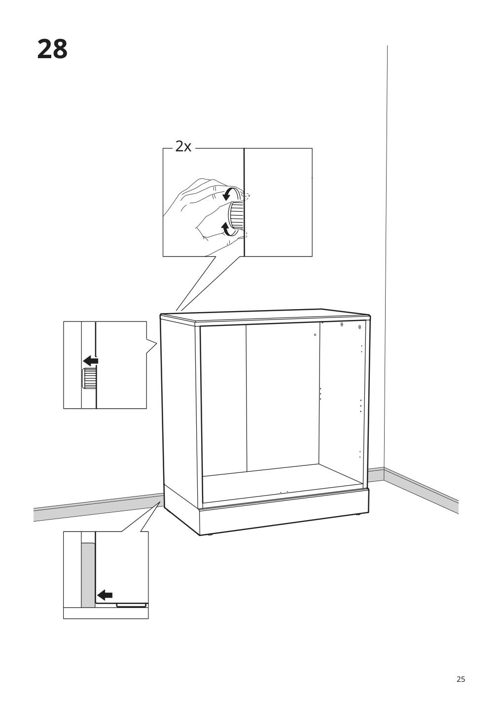 Assembly instructions for IKEA Havsta cabinet with base gray | Page 25 - IKEA HAVSTA TV storage combination 993.861.78