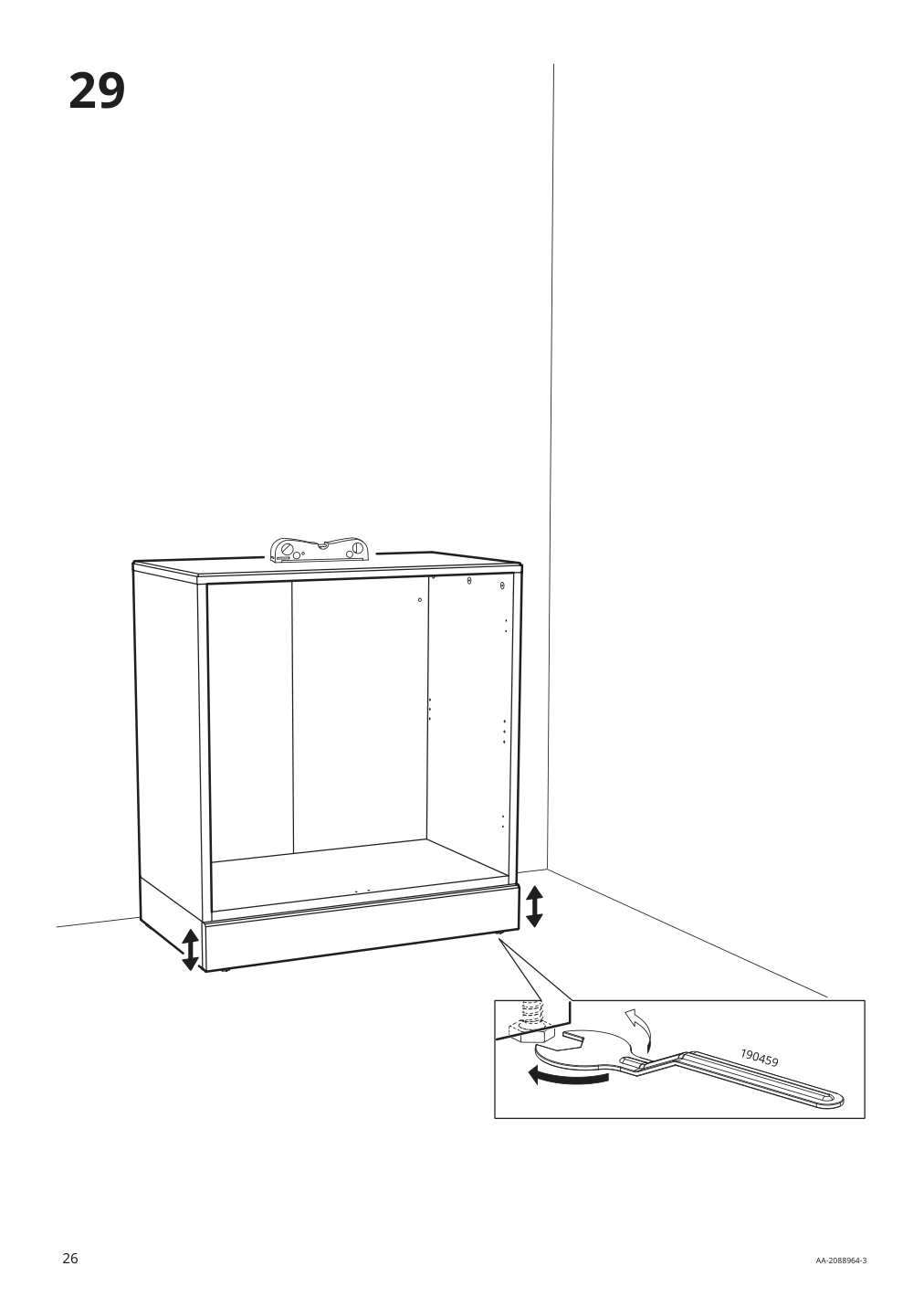 Assembly instructions for IKEA Havsta cabinet with base gray | Page 26 - IKEA HAVSTA storage combination w/glass doors 992.659.68