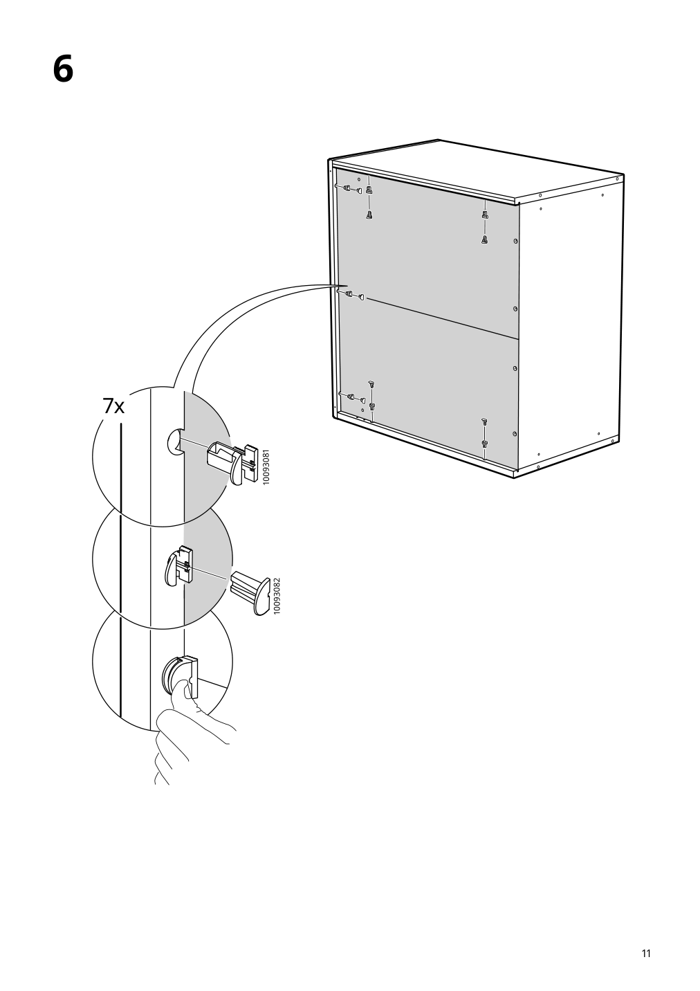 Assembly instructions for IKEA Havsta cabinet with base gray beige | Page 11 - IKEA HAVSTA storage combination with doors 095.347.53