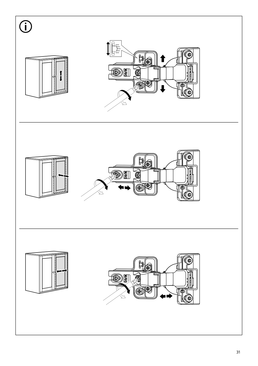 Assembly instructions for IKEA Havsta cabinet with base gray beige | Page 31 - IKEA HAVSTA storage combination with doors 095.347.53