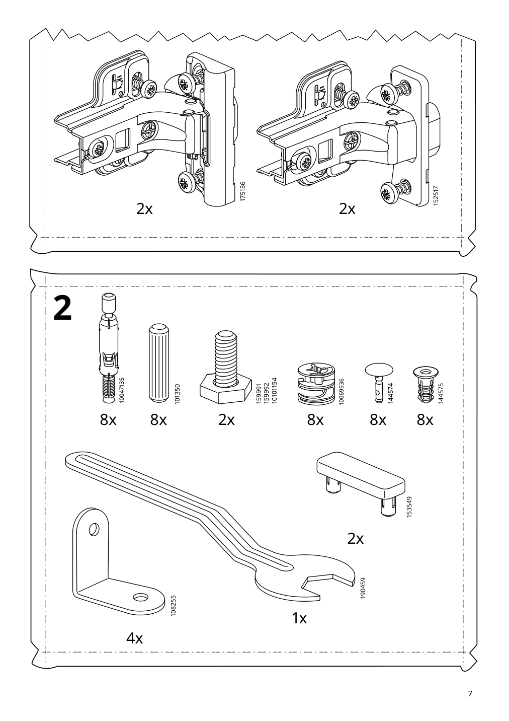 Assembly instructions for IKEA Havsta cabinet with base gray beige | Page 7 - IKEA HAVSTA storage combination with doors 095.347.53