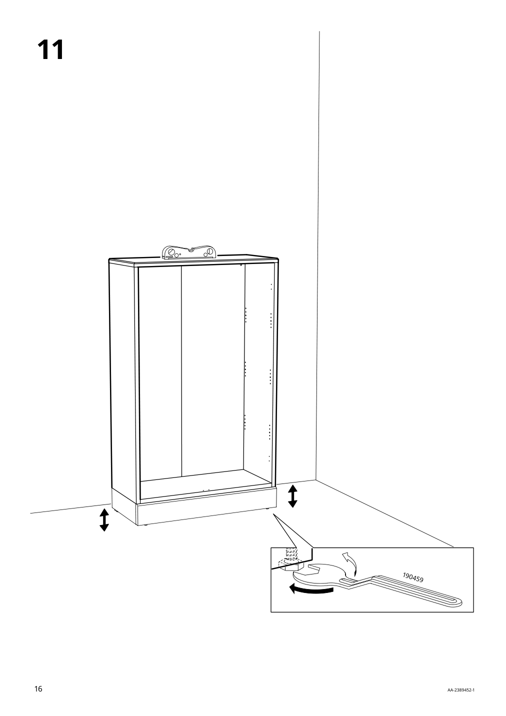 Assembly instructions for IKEA Havsta glass door cabinet gray beige | Page 16 - IKEA HAVSTA glass-door cabinet 405.292.59