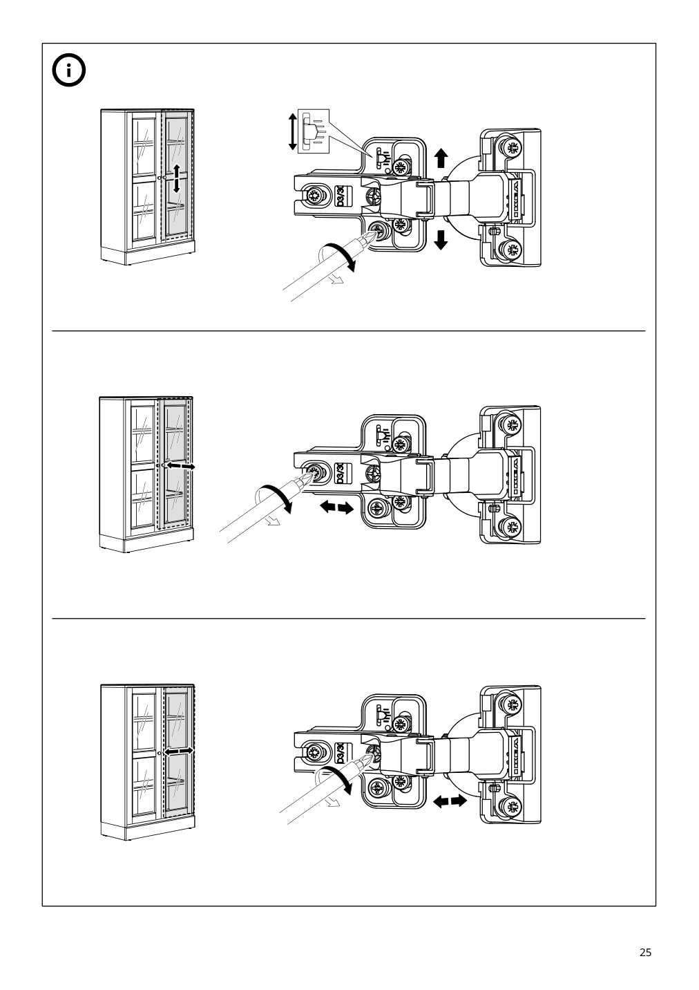 Assembly instructions for IKEA Havsta glass door cabinet gray beige | Page 25 - IKEA HAVSTA glass-door cabinet 405.292.59