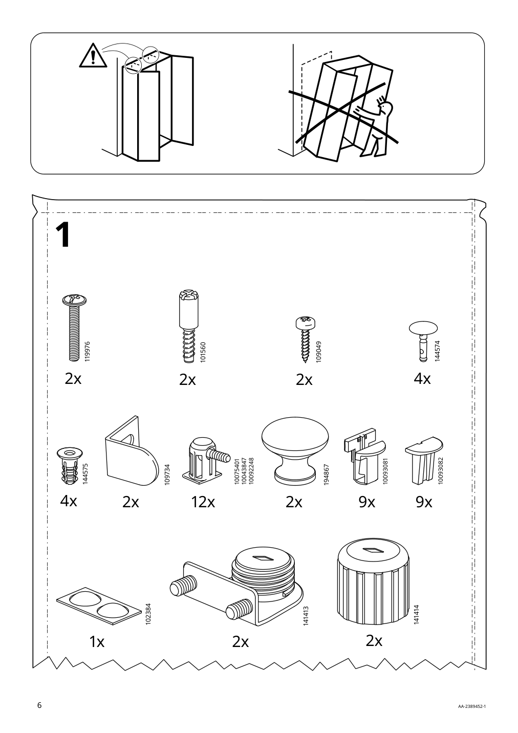 Assembly instructions for IKEA Havsta glass door cabinet gray beige | Page 6 - IKEA HAVSTA glass-door cabinet 405.292.59