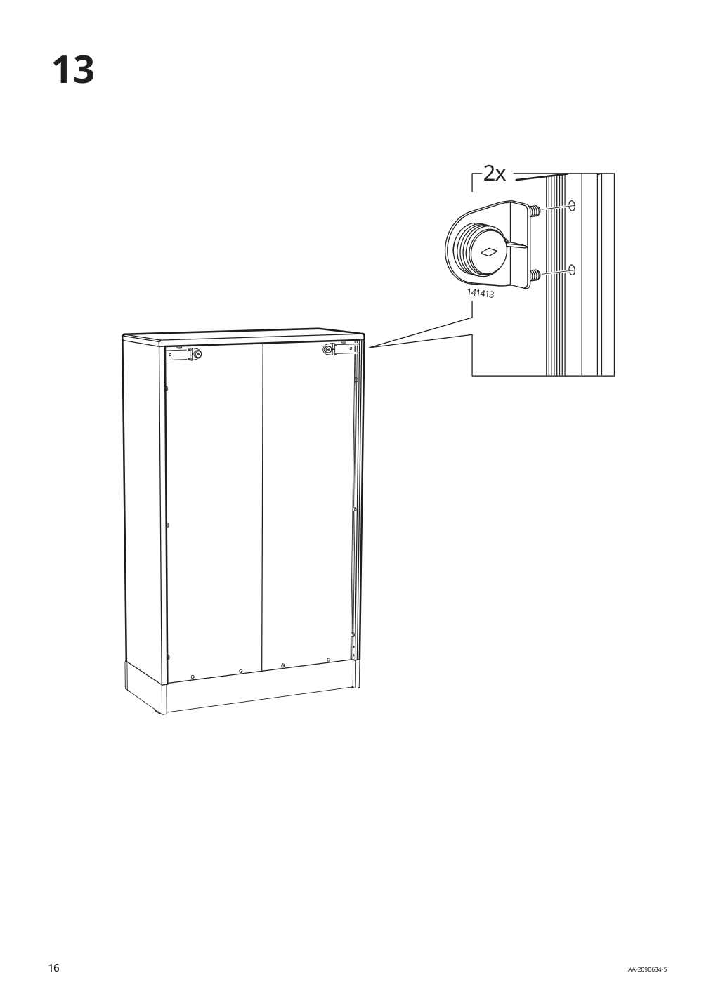 Assembly instructions for IKEA Havsta glass door cabinet gray | Page 16 - IKEA HAVSTA storage combination w/glass doors 492.659.23