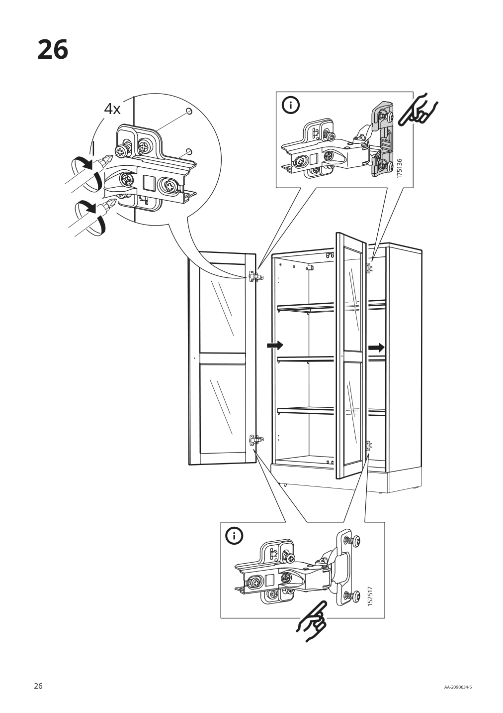 Assembly instructions for IKEA Havsta glass door cabinet gray | Page 26 - IKEA HAVSTA storage combination w/glass doors 492.659.23