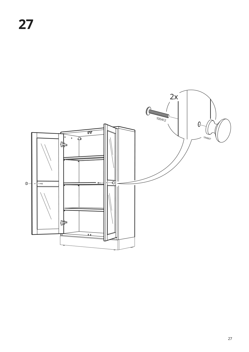 Assembly instructions for IKEA Havsta glass door cabinet gray | Page 27 - IKEA HAVSTA storage combination w/glass doors 492.659.23