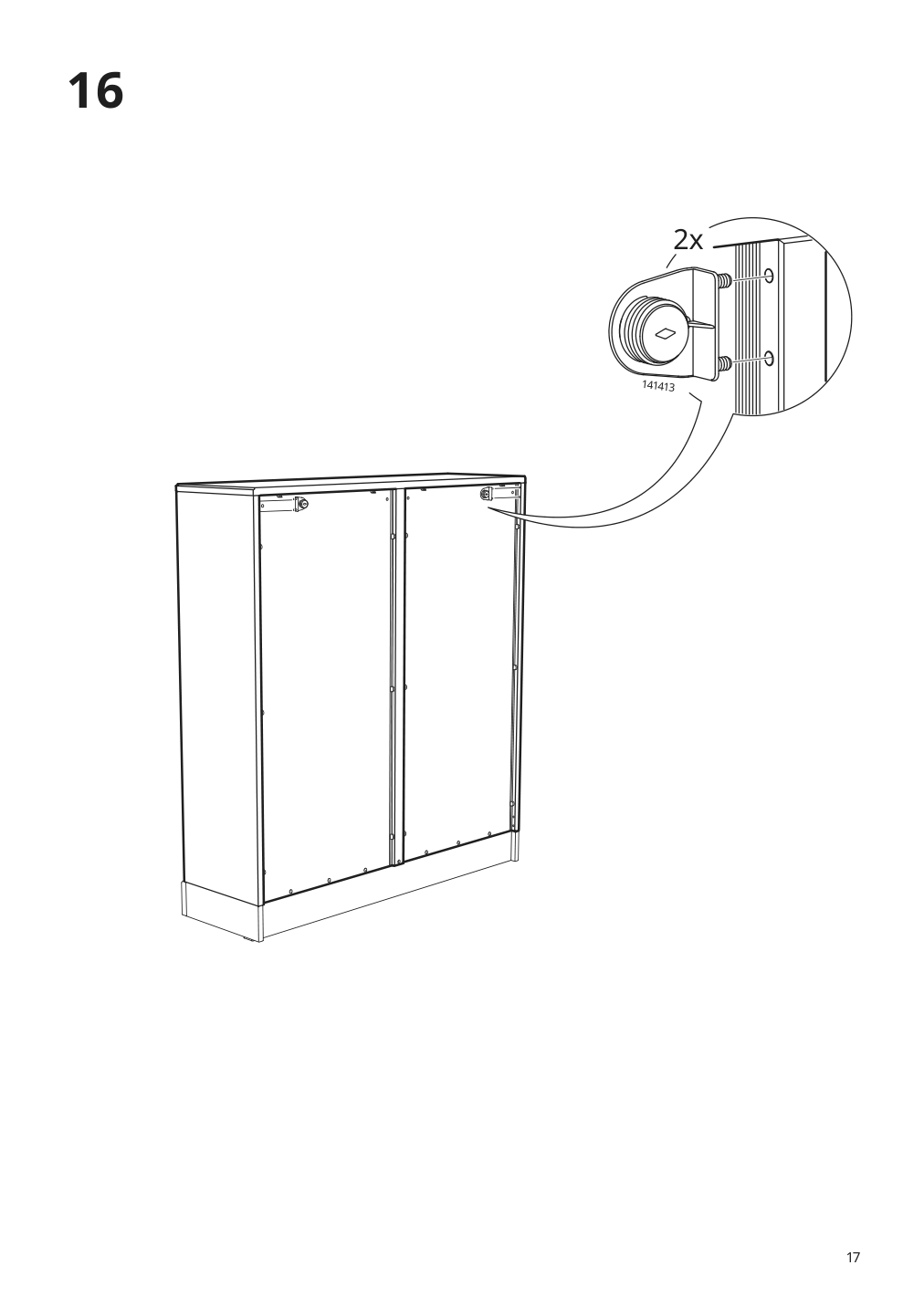 Assembly instructions for IKEA Havsta glass door cabinet gray | Page 17 - IKEA HAVSTA glass-door cabinet with base 392.751.16