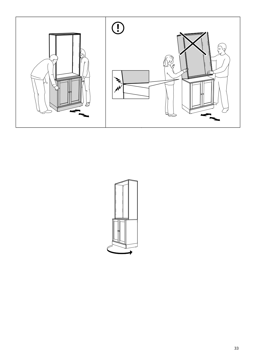 Assembly instructions for IKEA Havsta glass door cabinet white | Page 33 - IKEA HAVSTA storage combination w/glass doors 495.348.93