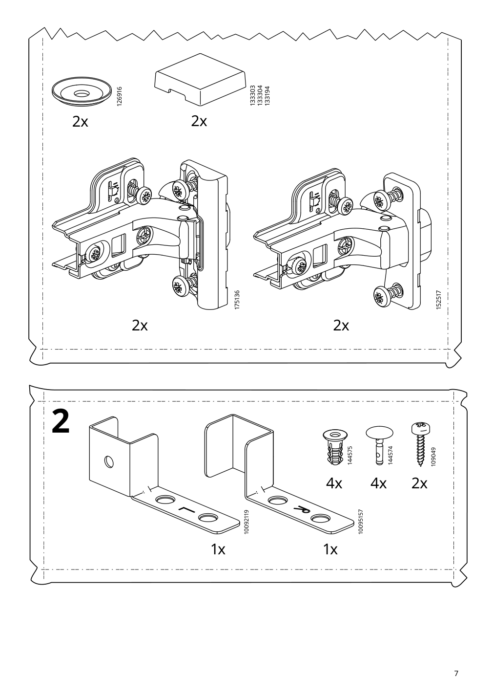 Assembly instructions for IKEA Havsta glass door cabinet white | Page 7 - IKEA HAVSTA storage combination w/glass doors 495.348.93