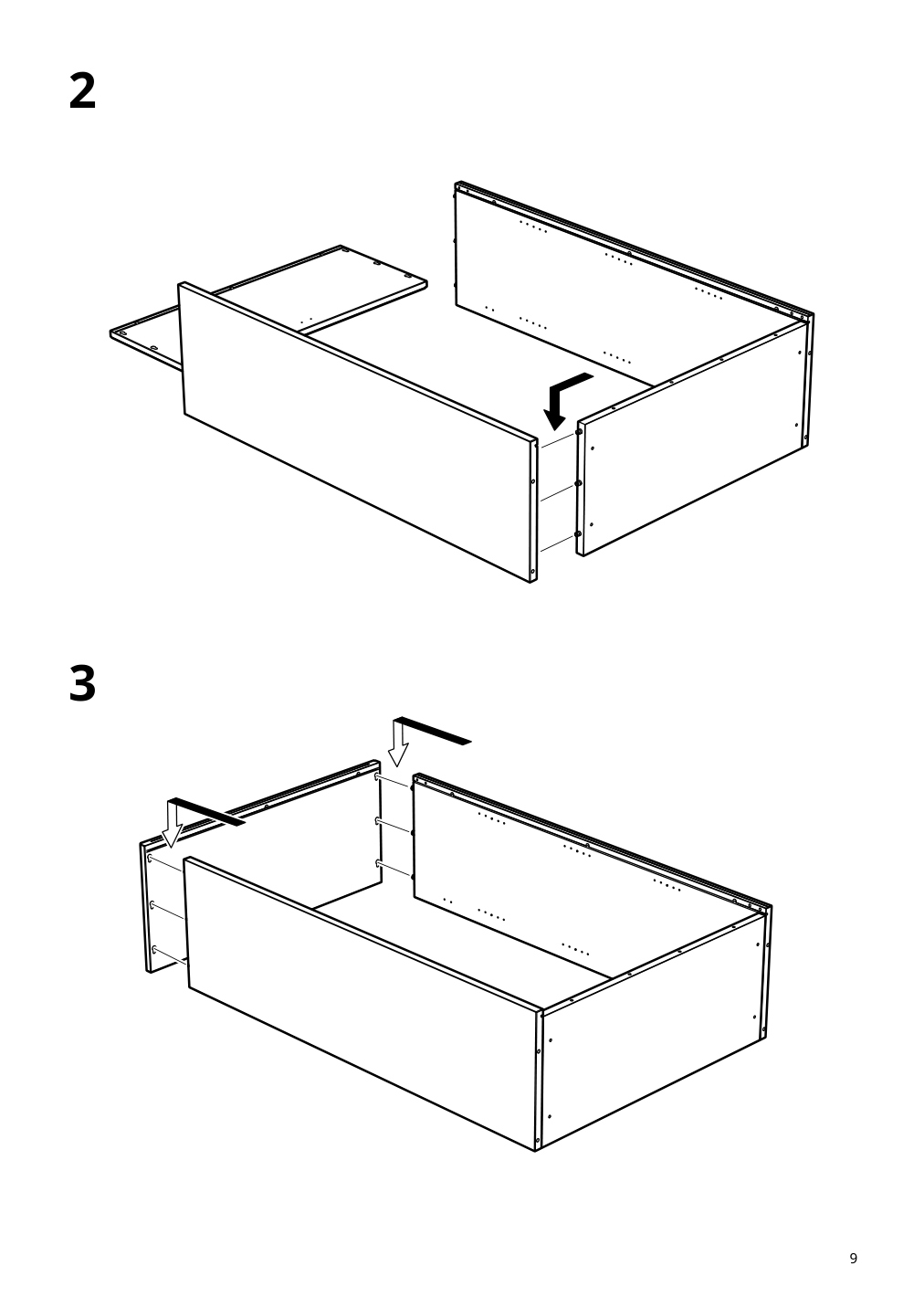 Assembly instructions for IKEA Havsta glass door cabinet white | Page 9 - IKEA HAVSTA storage combination w/glass doors 495.348.93