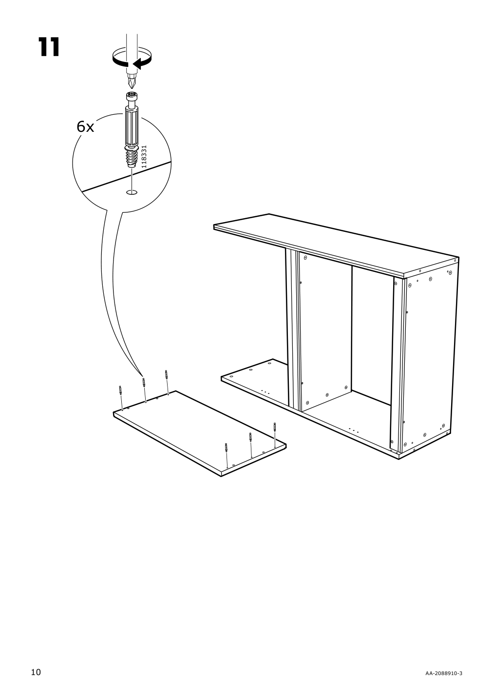 Assembly instructions for IKEA Havsta shelf unit gray | Page 10 - IKEA HAVSTA shelf unit 204.151.93