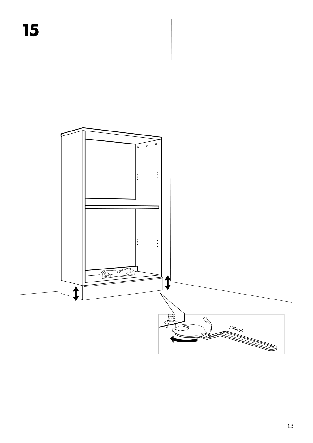 Assembly instructions for IKEA Havsta shelf unit gray | Page 13 - IKEA HAVSTA storage with sliding glass doors 192.660.66