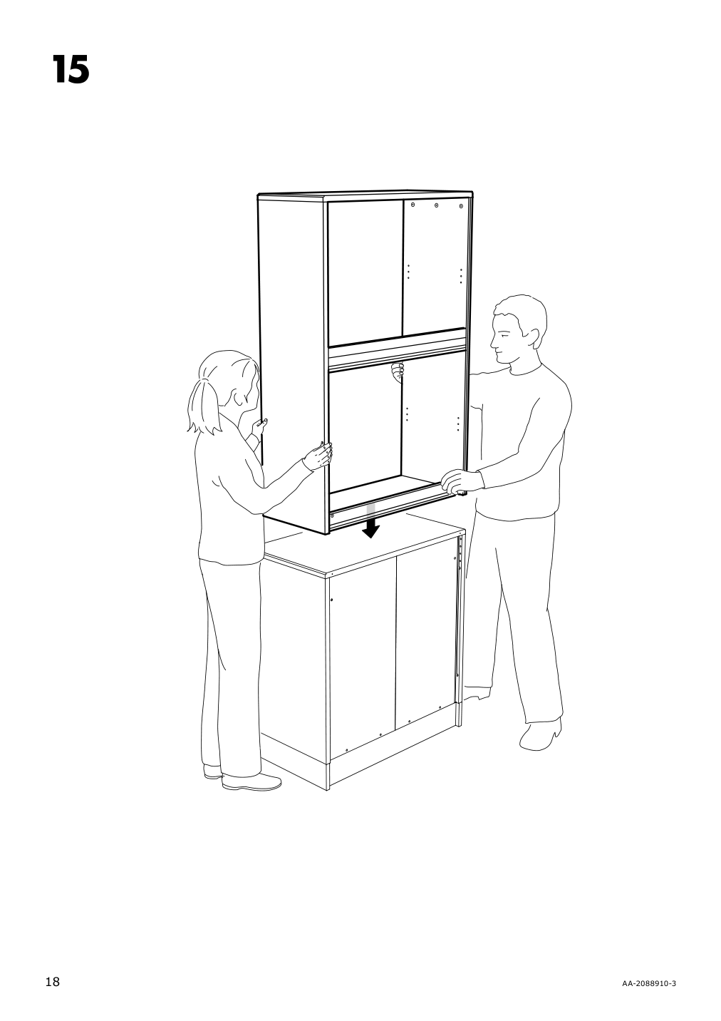 Assembly instructions for IKEA Havsta shelf unit gray | Page 18 - IKEA HAVSTA shelf unit 204.151.93