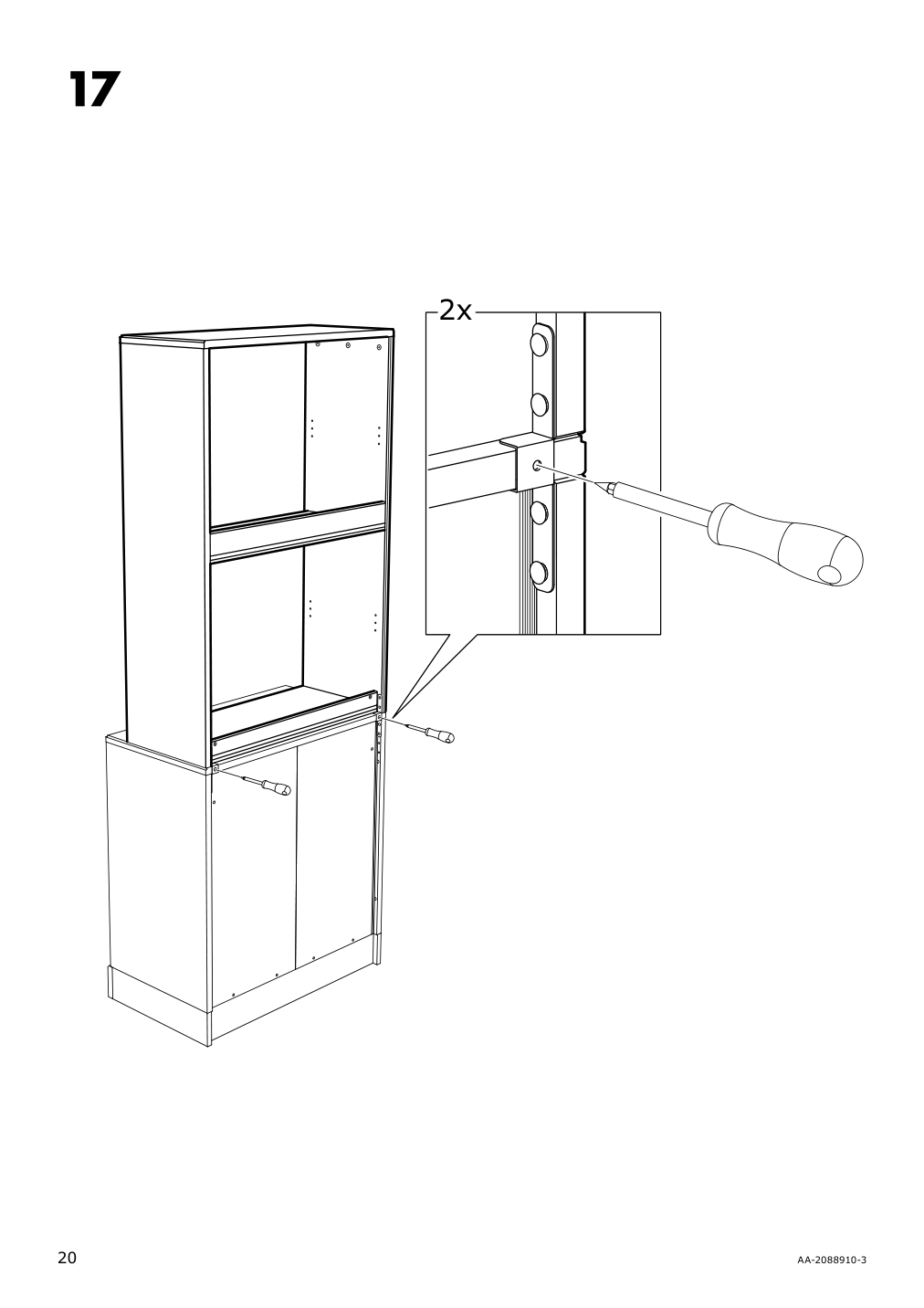 Assembly instructions for IKEA Havsta shelf unit gray | Page 20 - IKEA HAVSTA shelf unit 204.151.93