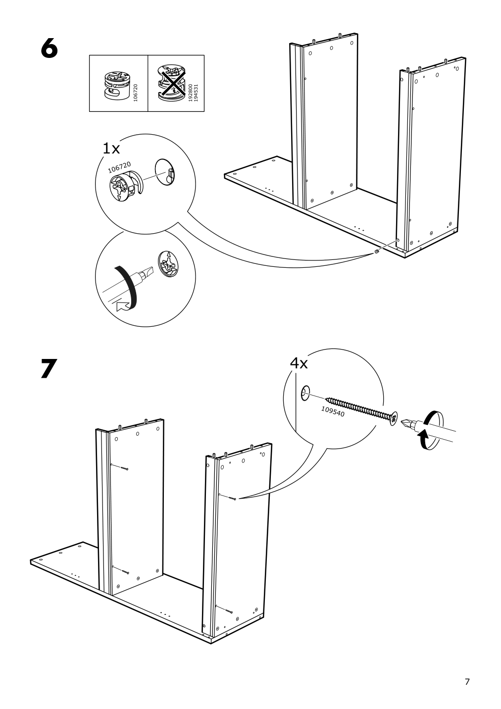 Assembly instructions for IKEA Havsta shelf unit gray | Page 7 - IKEA HAVSTA shelf unit 204.151.93