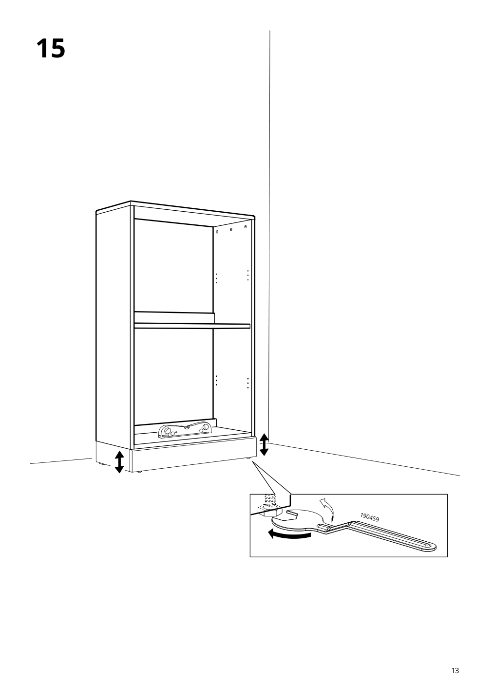 Assembly instructions for IKEA Havsta shelf unit gray | Page 13 - IKEA HAVSTA shelf unit 204.151.93