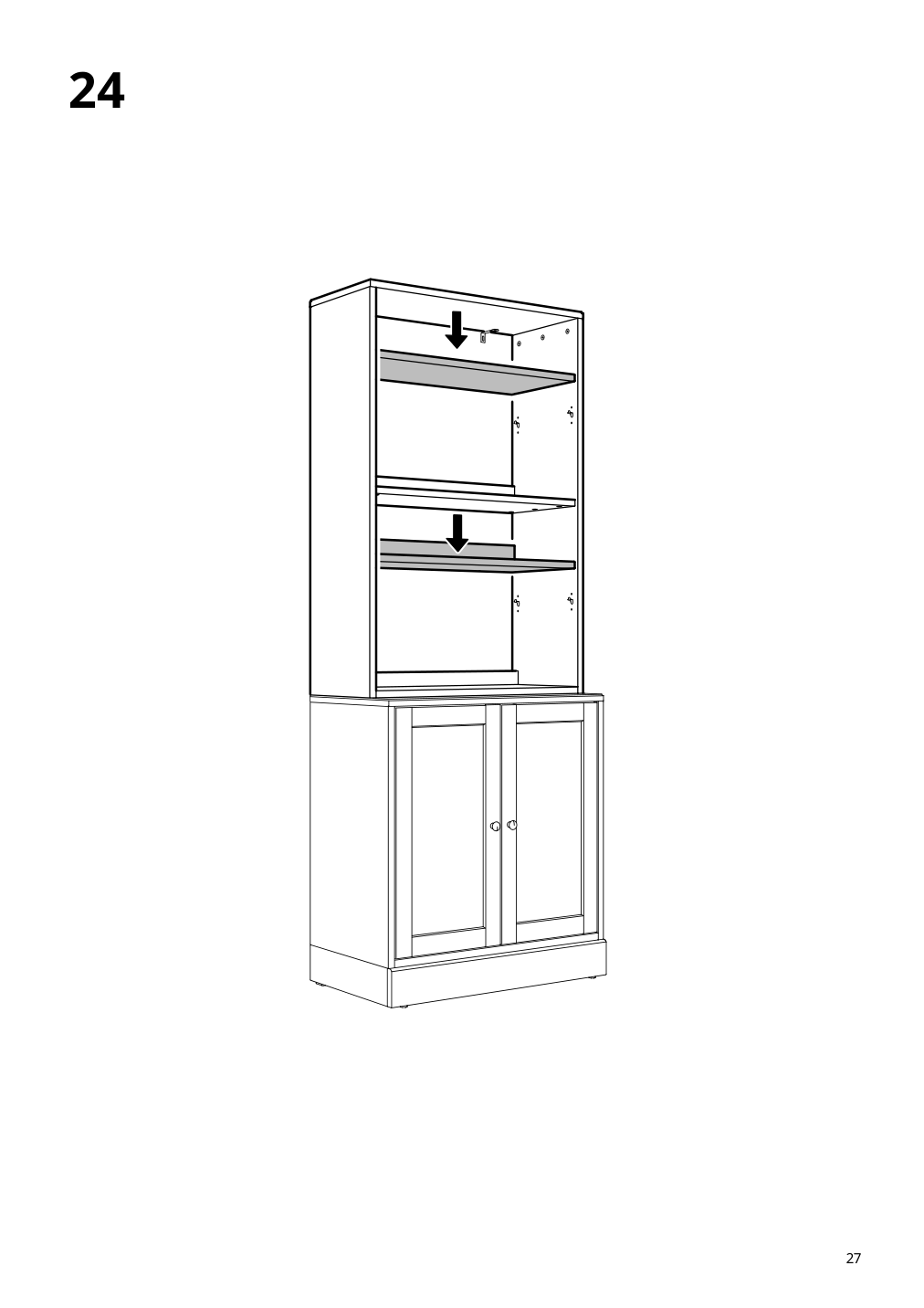 Assembly instructions for IKEA Havsta shelf unit gray | Page 27 - IKEA HAVSTA storage with sliding glass doors 192.660.66