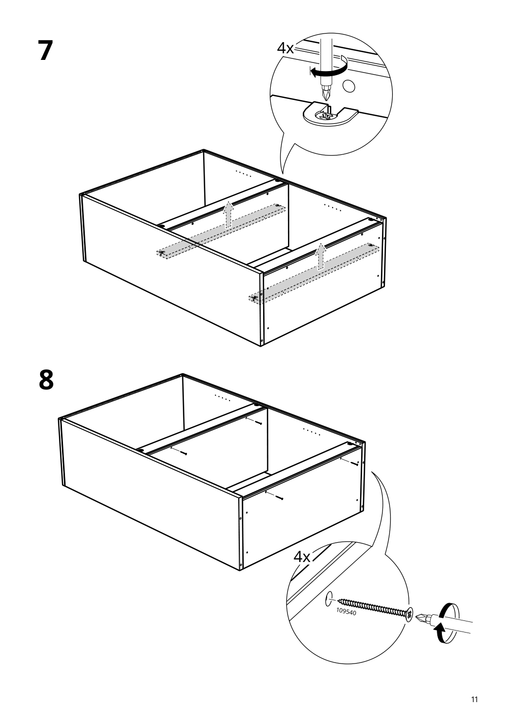 Assembly instructions for IKEA Havsta shelf unit white | Page 11 - IKEA HAVSTA storage combination 795.346.79