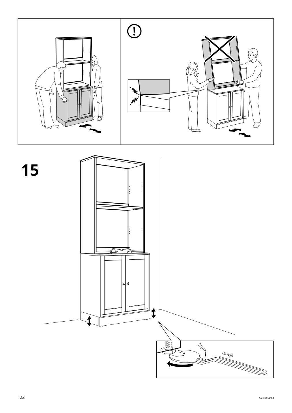 Assembly instructions for IKEA Havsta shelf unit white | Page 22 - IKEA HAVSTA storage combination 795.346.79