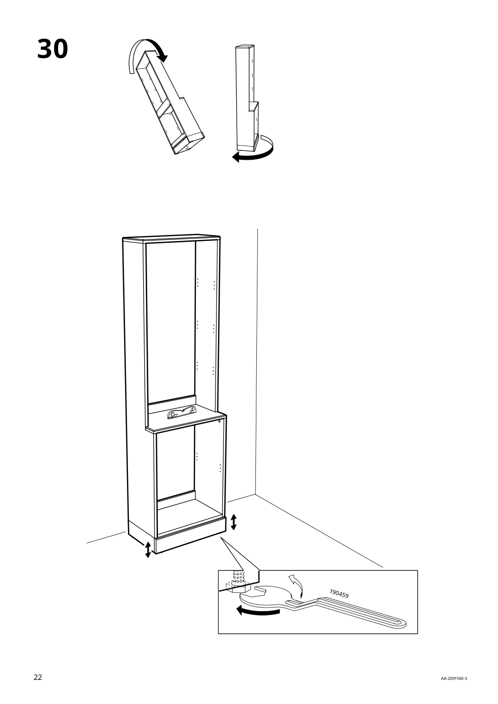 Assembly instructions for IKEA Havsta shelving unit with base gray | Page 22 - IKEA HAVSTA shelving unit with base 404.151.92