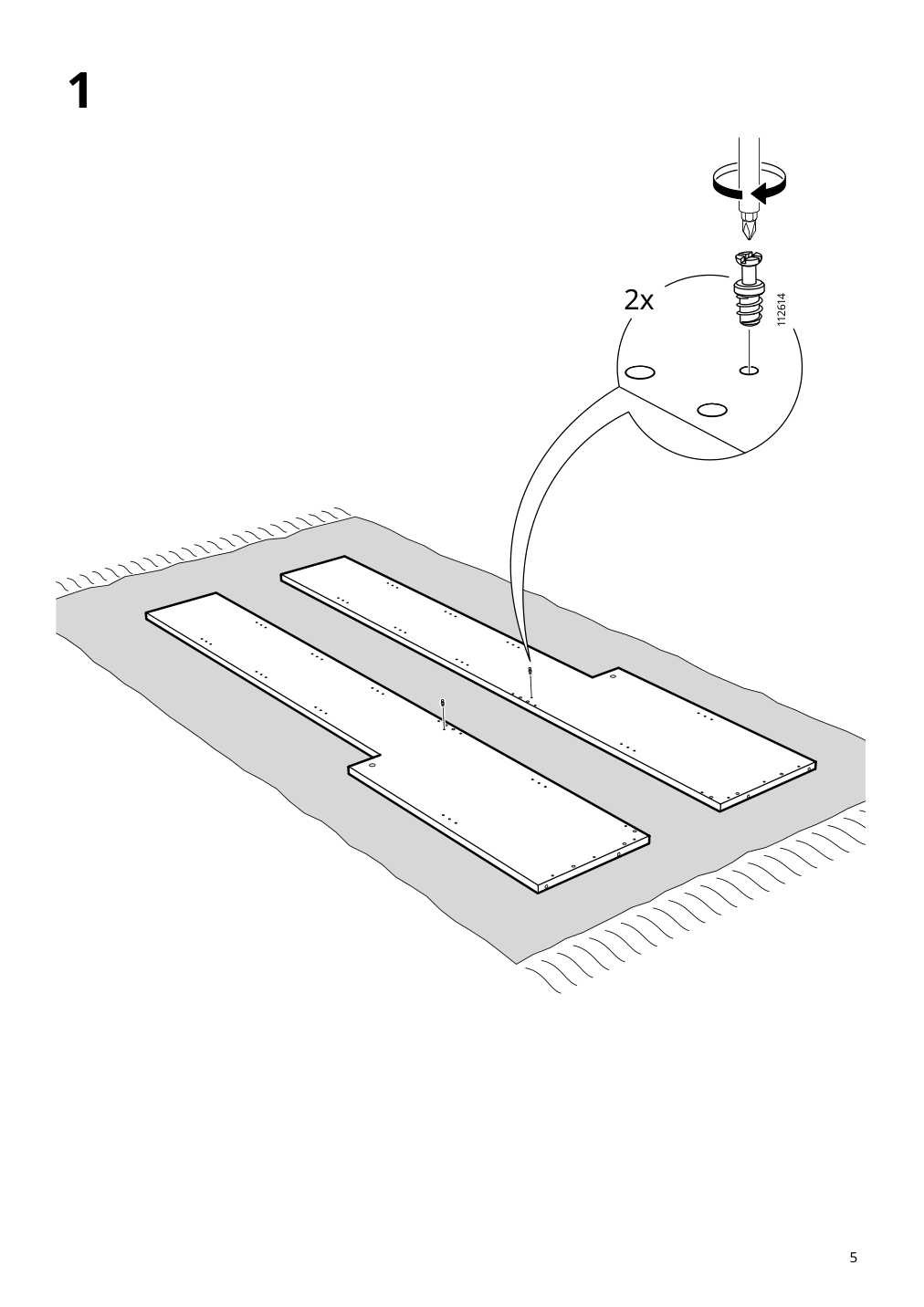 Assembly instructions for IKEA Havsta shelving unit with base gray | Page 5 - IKEA HAVSTA storage combination w/glass doors 492.659.23