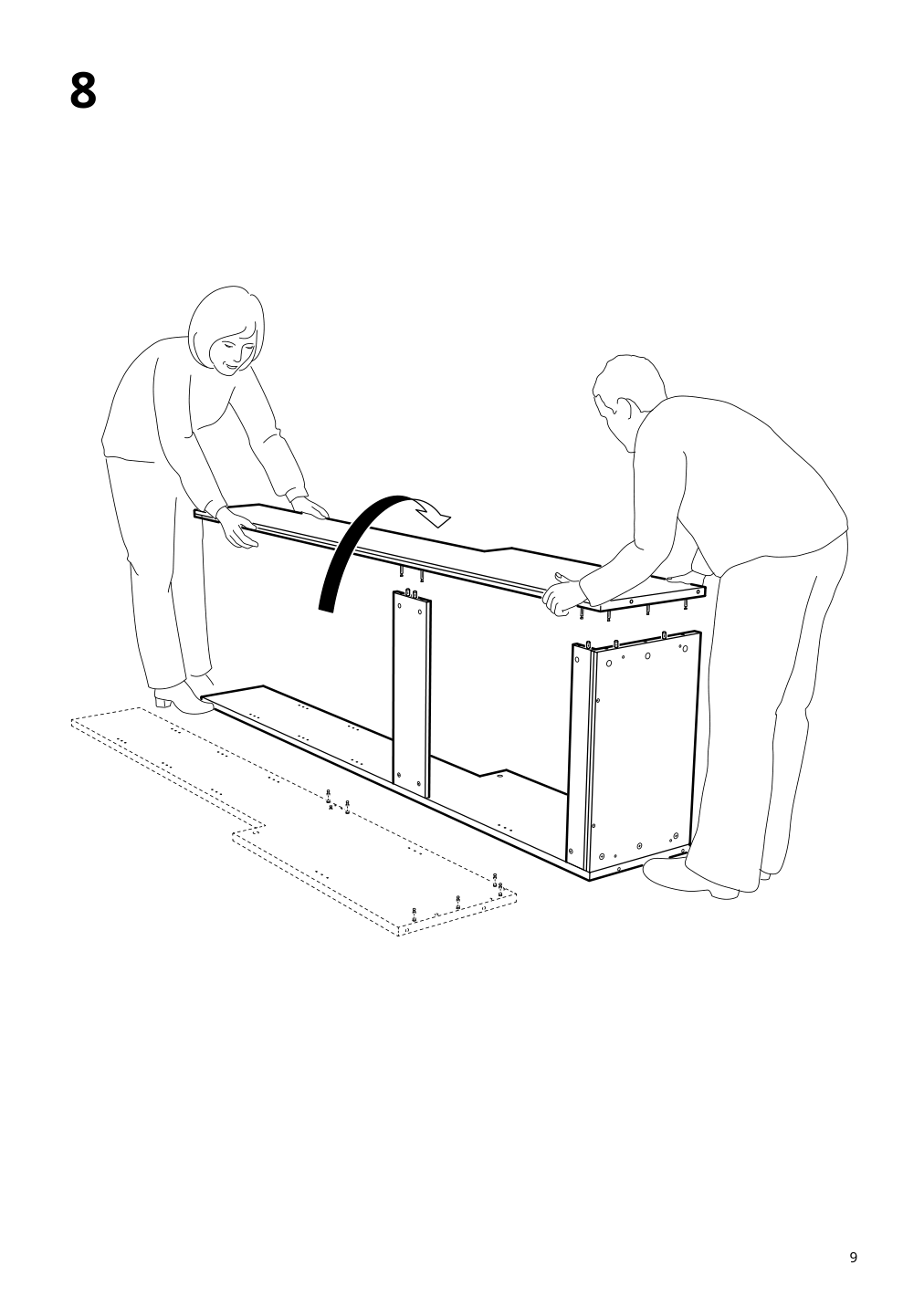 Assembly instructions for IKEA Havsta shelving unit with base gray | Page 9 - IKEA HAVSTA shelving unit with base 404.151.92