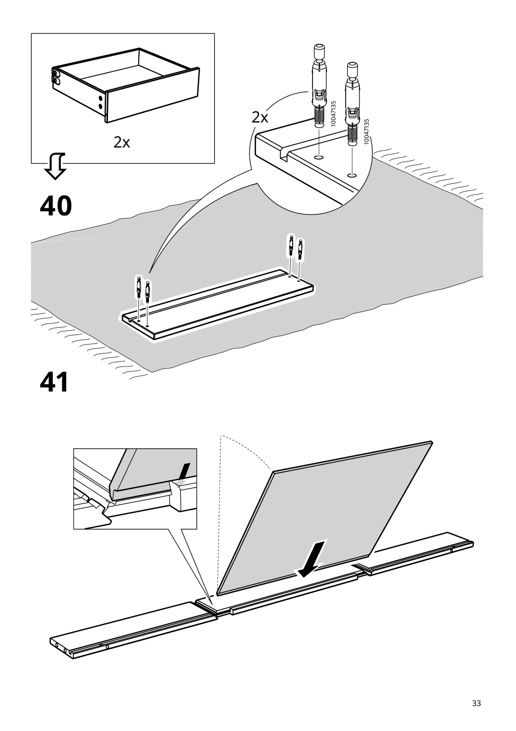 Assembly instructions for IKEA Havsta sideboard black | Page 33 - IKEA HAVSTA storage with sliding glass doors 595.348.78