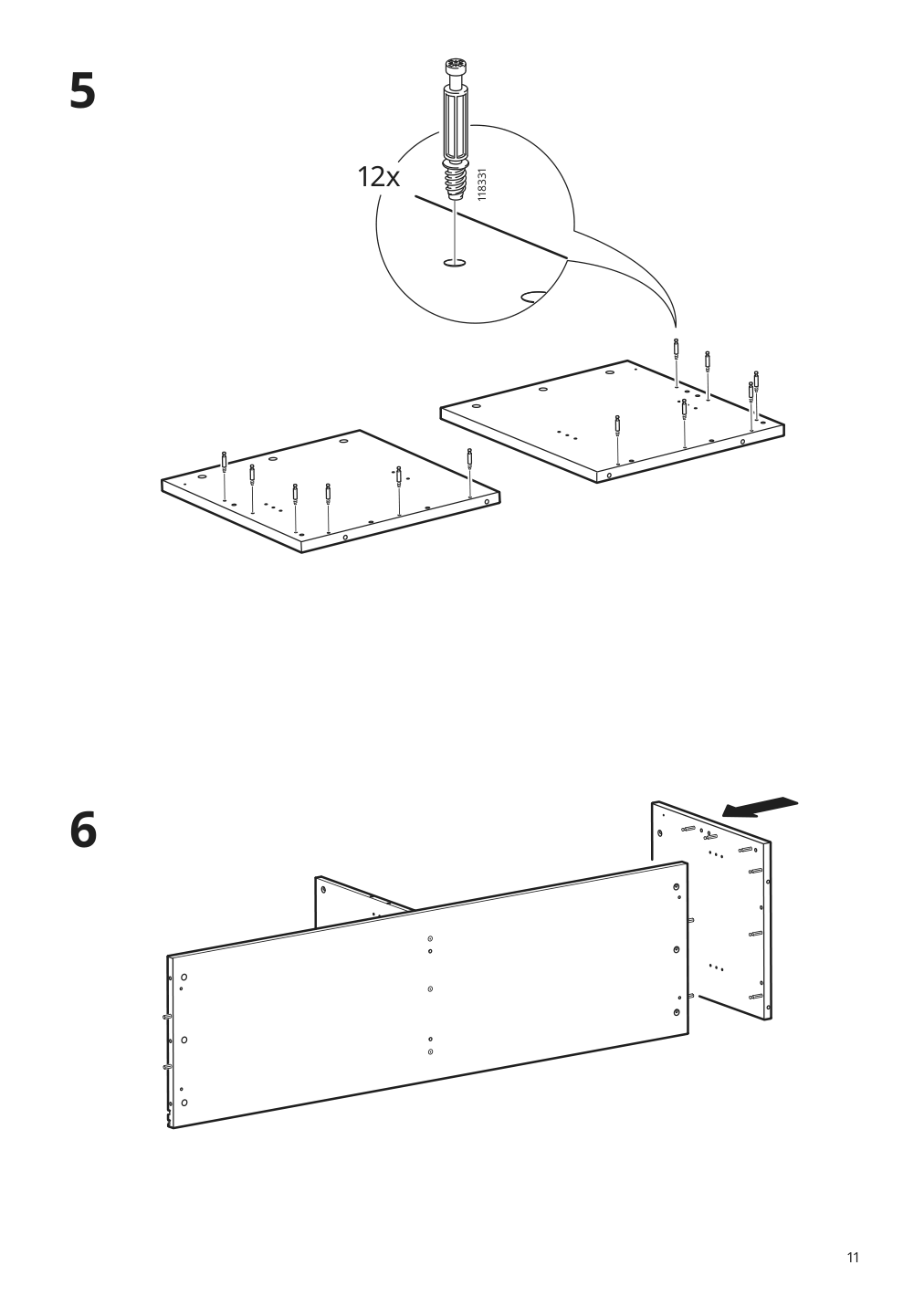 Assembly instructions for IKEA Havsta tv unit with base gray | Page 11 - IKEA HAVSTA TV storage combination 993.861.78