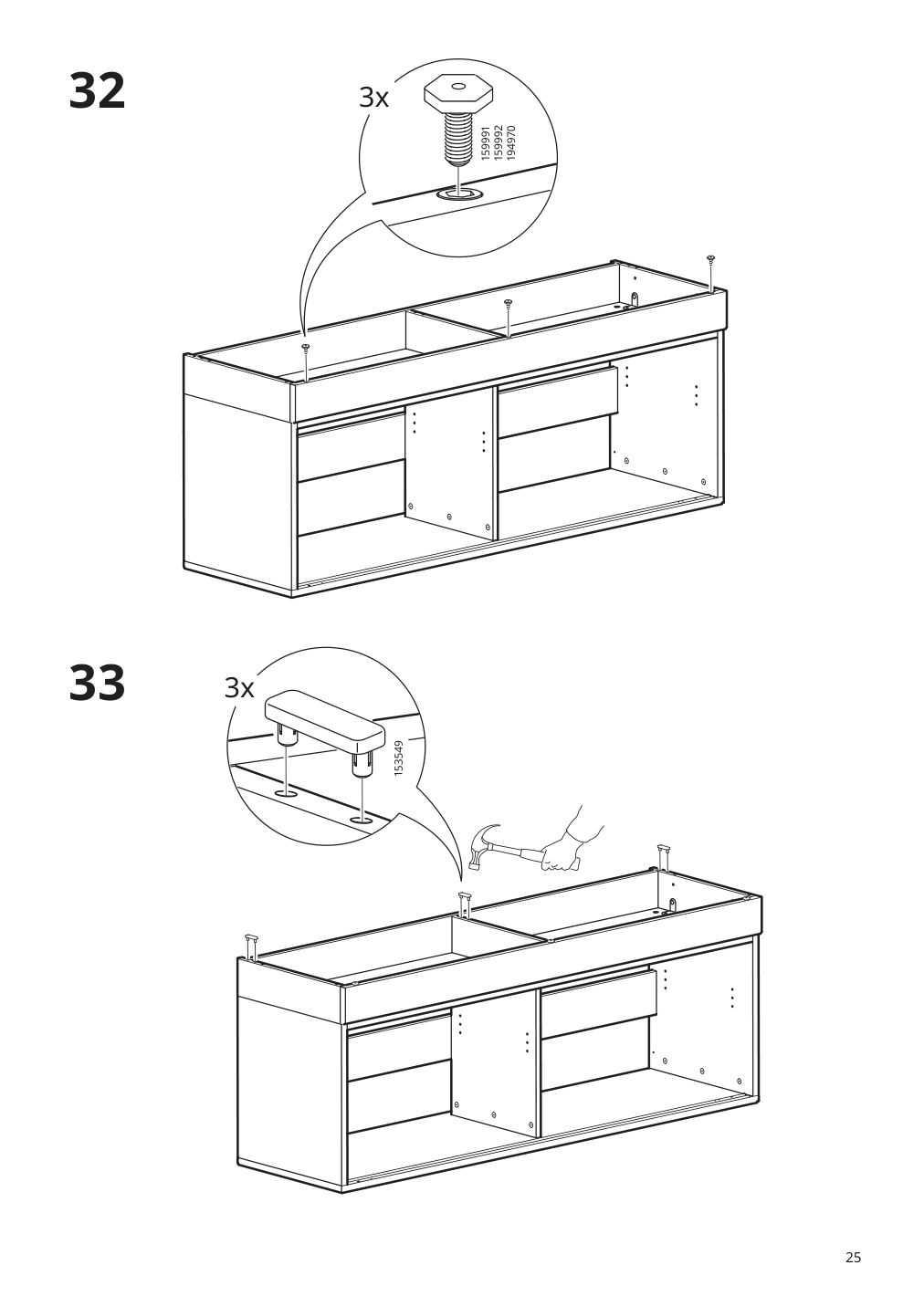 Assembly instructions for IKEA Havsta tv unit with base gray | Page 25 - IKEA HAVSTA TV storage combination 993.861.78