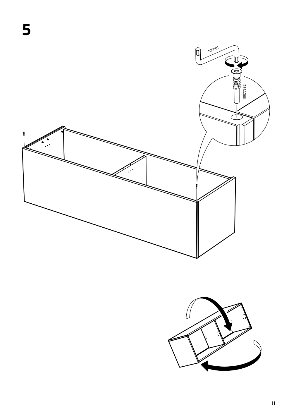 Assembly instructions for IKEA Havsta tv unit with base white | Page 11 - IKEA HAVSTA TV unit with base 105.292.70