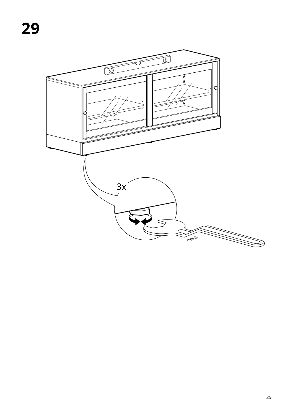 Assembly instructions for IKEA Havsta tv unit with base white | Page 25 - IKEA HAVSTA TV unit with base 105.292.70