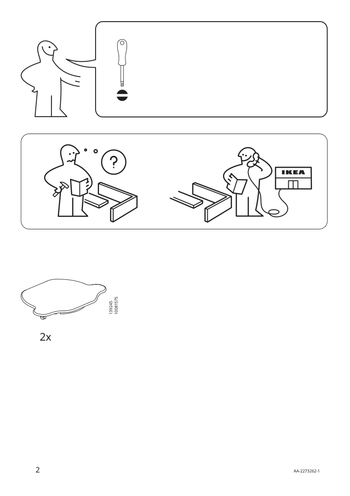 Assembly instructions for IKEA Hedeviken door dark brown stained oak veneer | Page 2 - IKEA BESTÅ wall-mounted cabinet combination 394.398.39