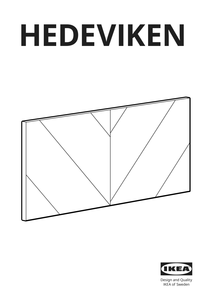 Assembly instructions for IKEA Hedeviken drawer front oak veneer | Page 1 - IKEA BESTÅ storage combination w doors/drawers 594.402.24