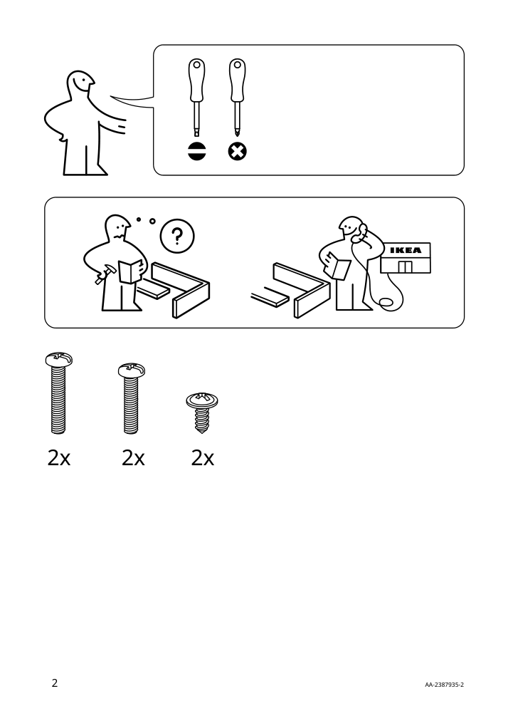 Assembly instructions for IKEA Hemlagad 6 piece cookware set black | Page 2 - IKEA HEMLAGAD 6-piece cookware set 004.628.64