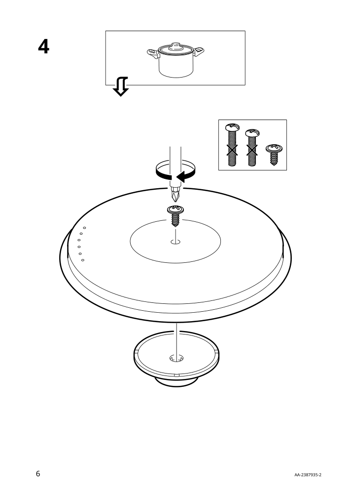 Assembly instructions for IKEA Hemlagad 6 piece cookware set black | Page 6 - IKEA HEMLAGAD 6-piece cookware set 004.628.64