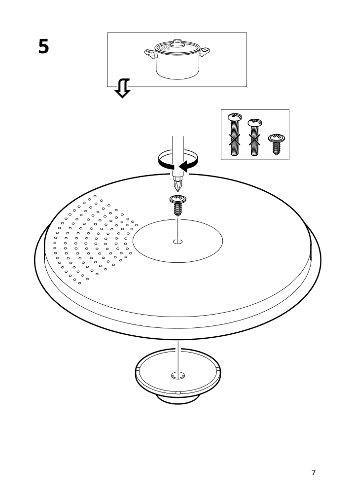 Assembly instructions for IKEA Hemlagad 6 piece cookware set black | Page 7 - IKEA HEMLAGAD 6-piece cookware set 004.628.64