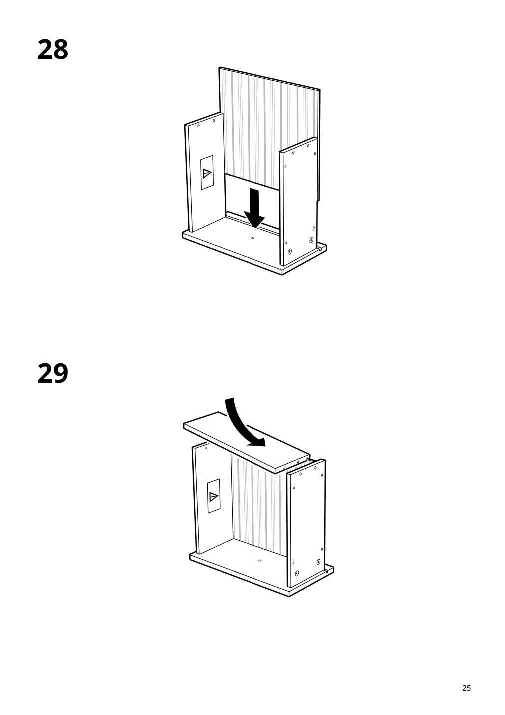 Assembly instructions for IKEA Hemnes 2 drawer chest white stain | Page 25 - IKEA HEMNES 2-drawer chest 802.426.27